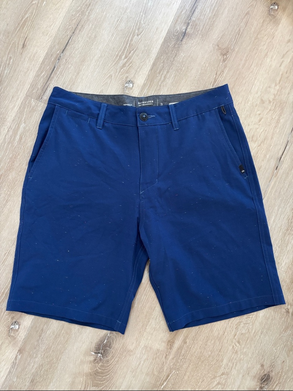 Quicksilver Men’s 31 Navy Amphibian Shorts